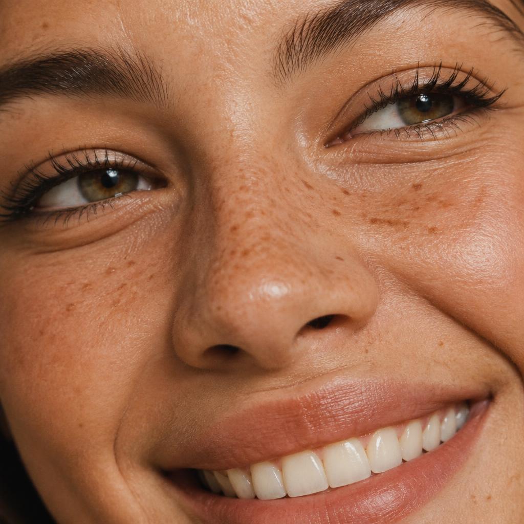 Close-up of a smiling researcher