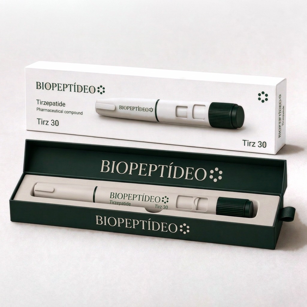 Tirzepatide Pen in Biopeptídeo packaging